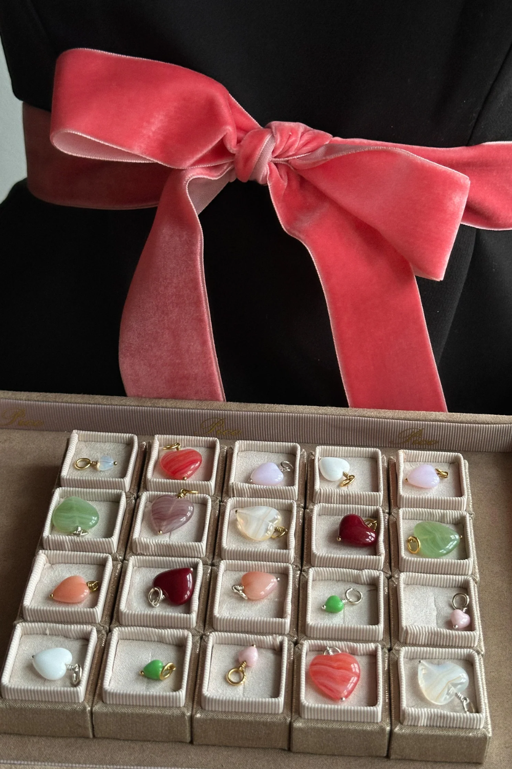 French Heart Vedhæng - Red