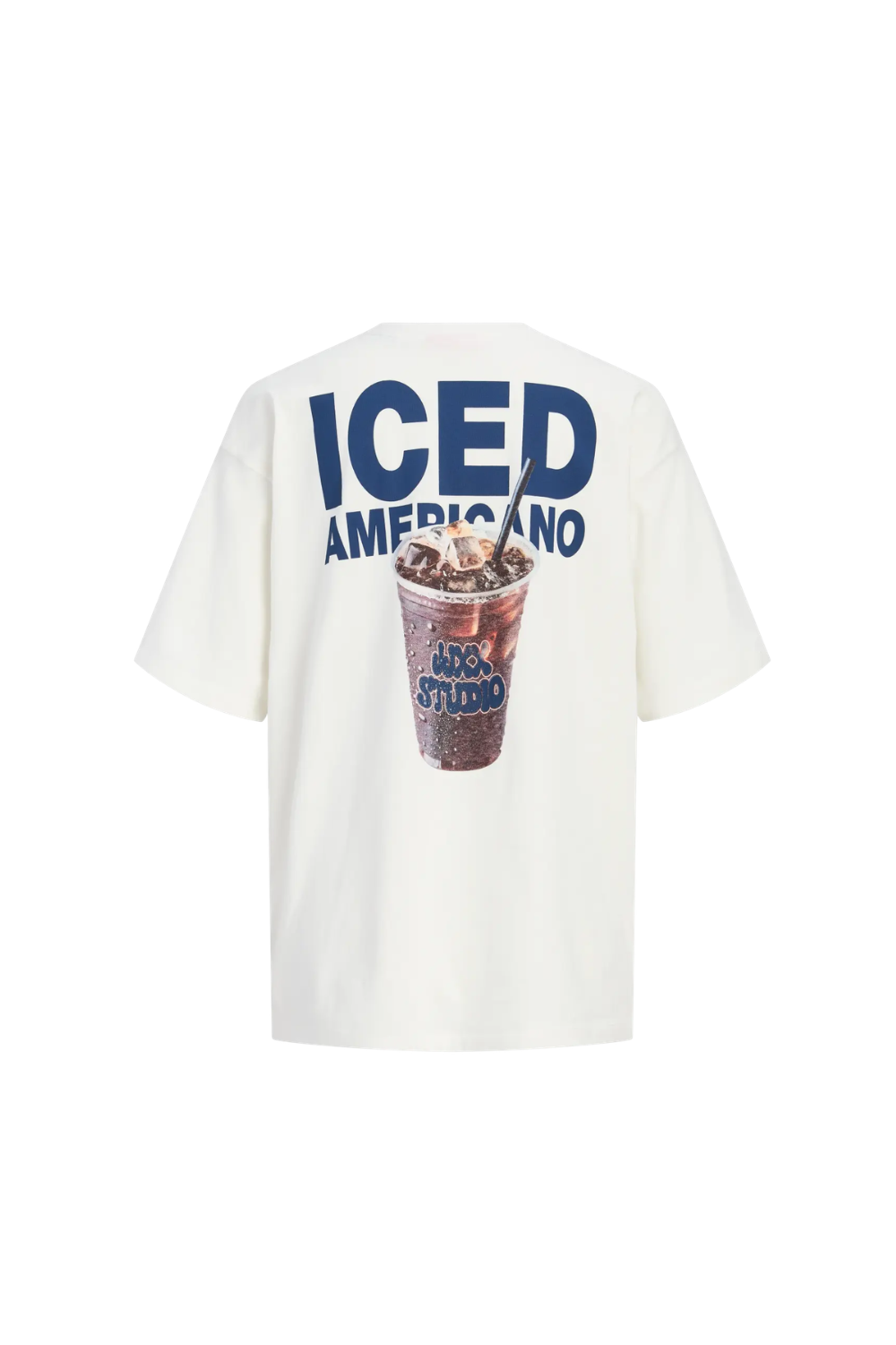JXMillow Loose Tee - Iced Americano