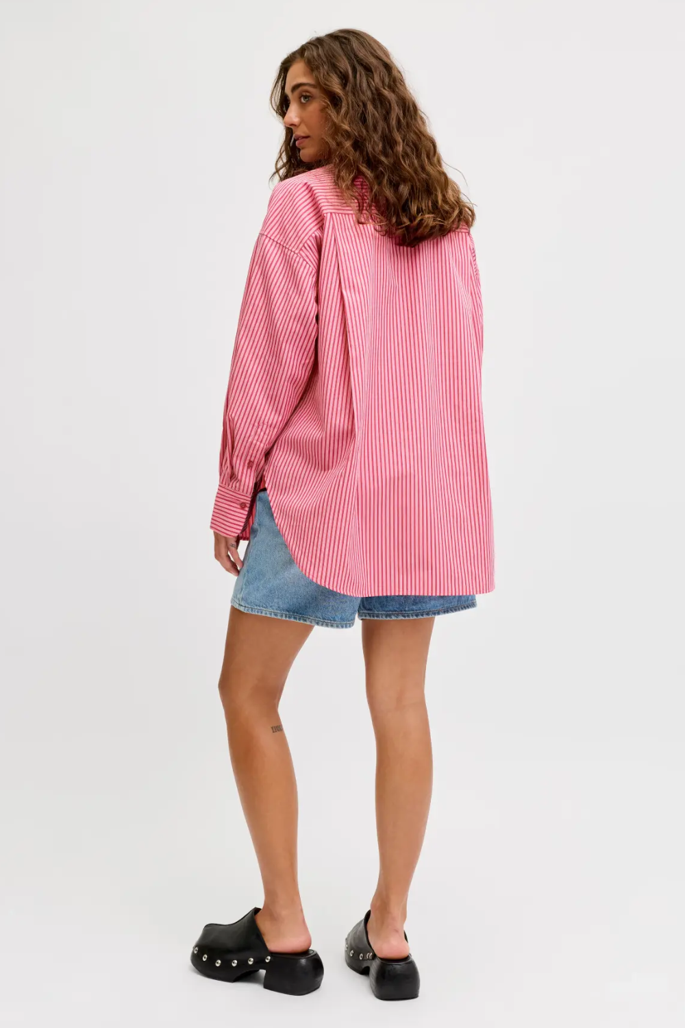 Jxjamie Ls Relaxed Poplin Shirt