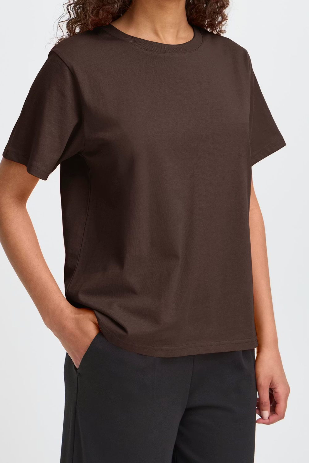 Ihpalmer Losse Ss - Coffee Bean / Brown