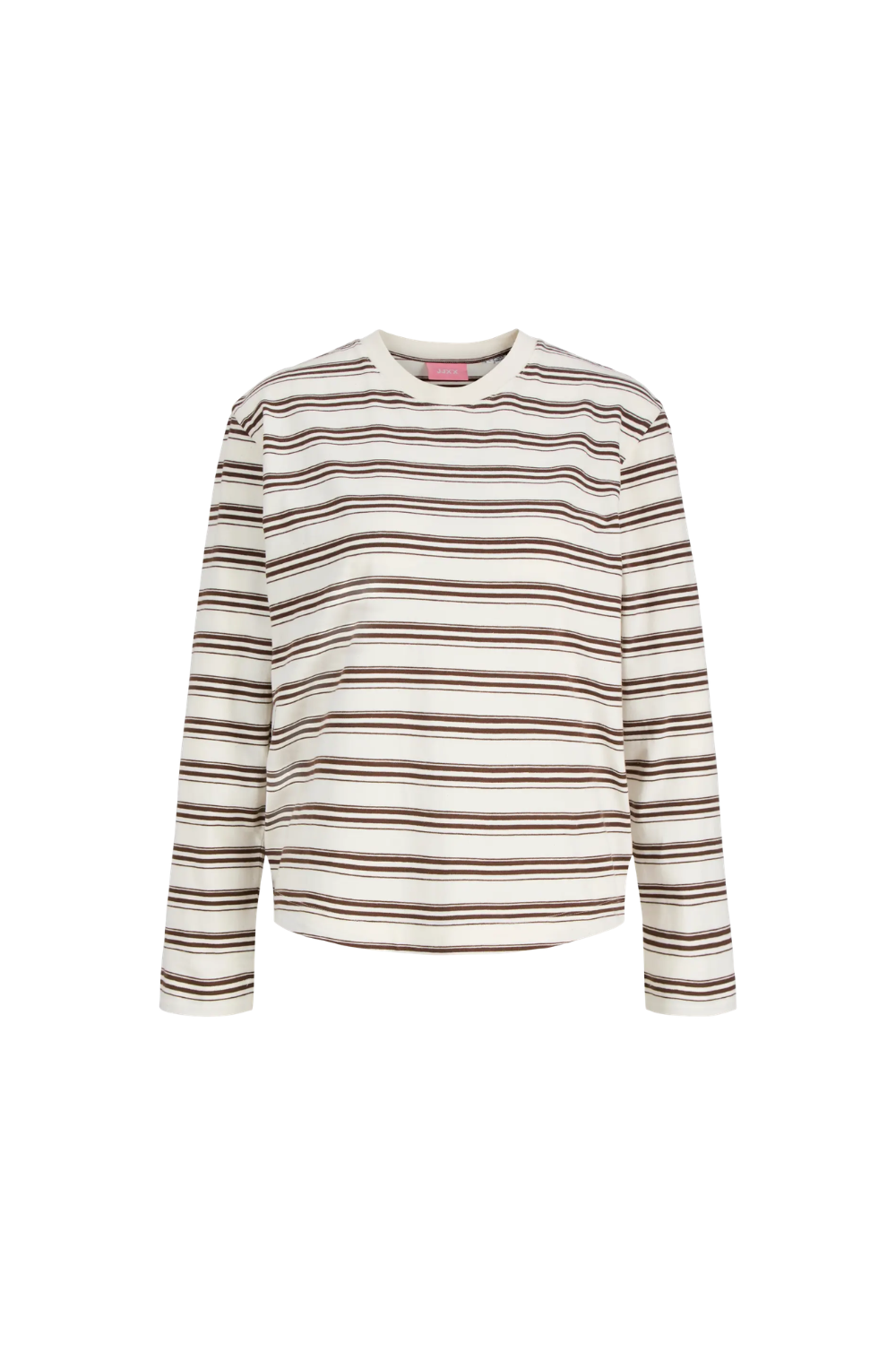 Jxsophia Boxy Stripe Tee - Carafe Vanilla Ice