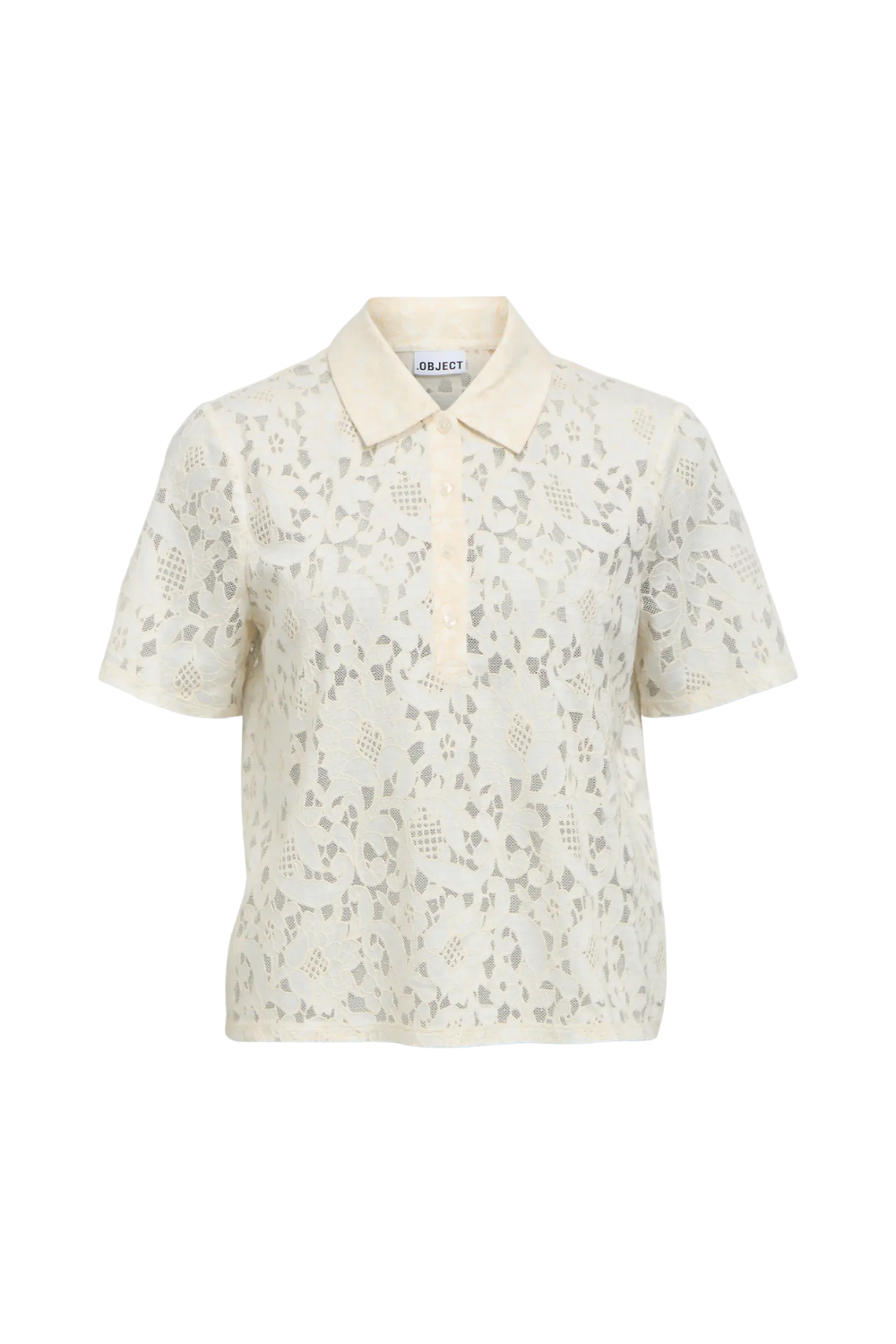 OBJBianca Polo T-shirt - White Sand