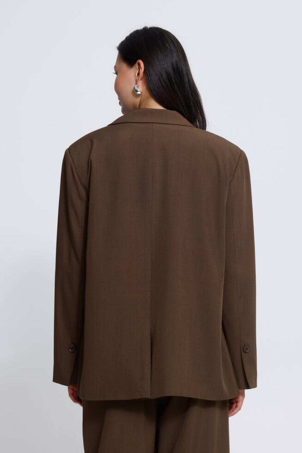 IHFava Oversize Blazer - Brown