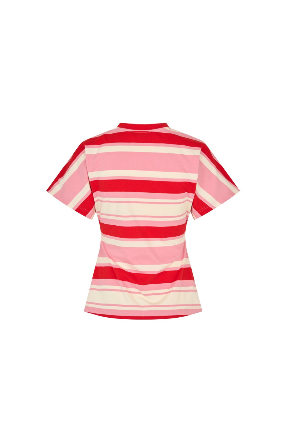 Urbanmd Stripe T-shirt - Hibiscus Peach