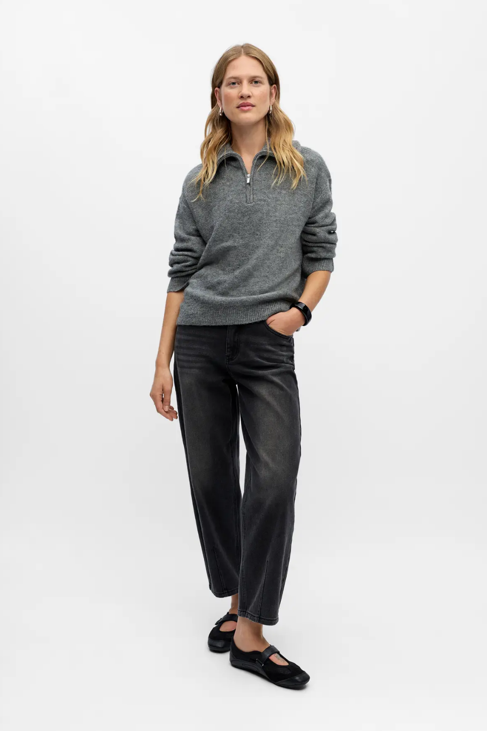 Objdiana Zip High Neck