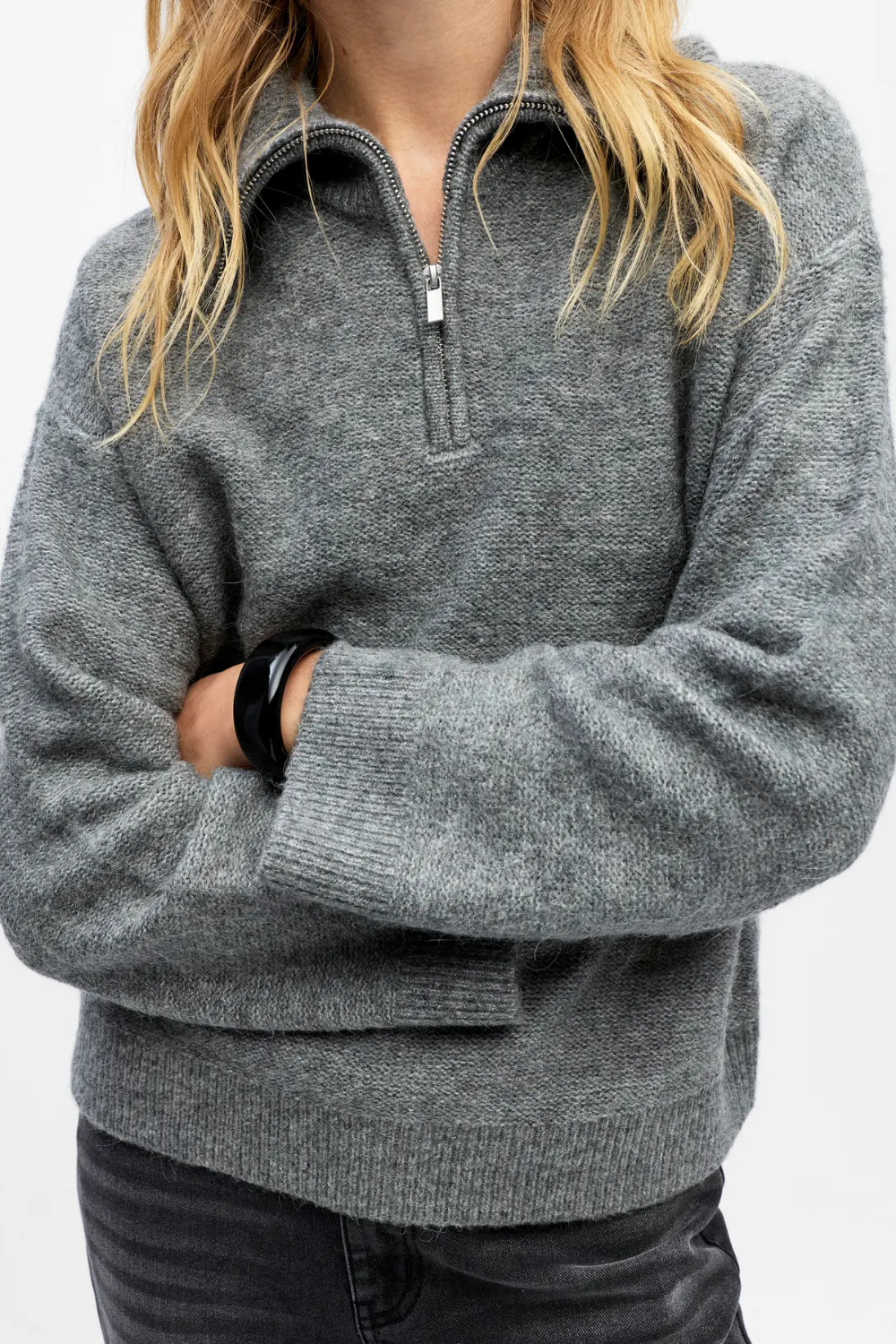 Objdiana Zip High Neck