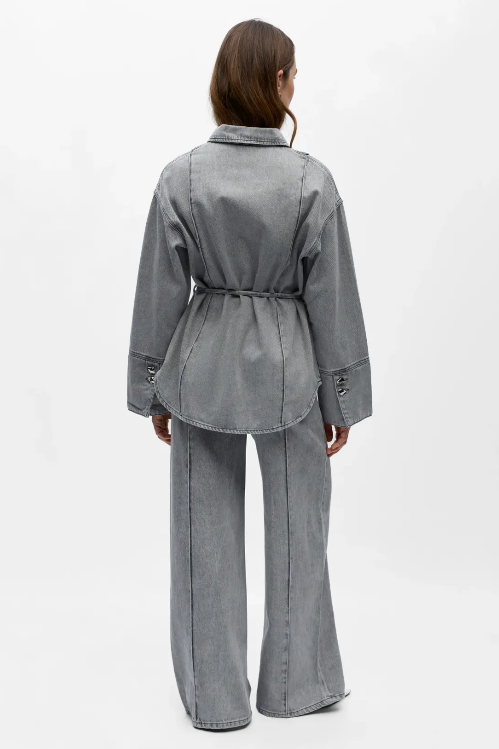 Objgail L/S Lo Denim Shirt