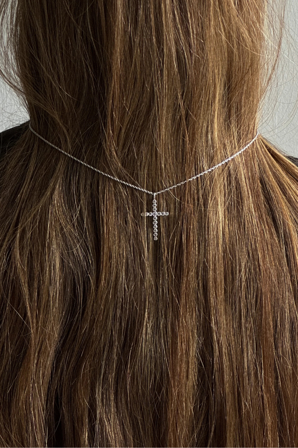 Cross Small Crystal Pendant