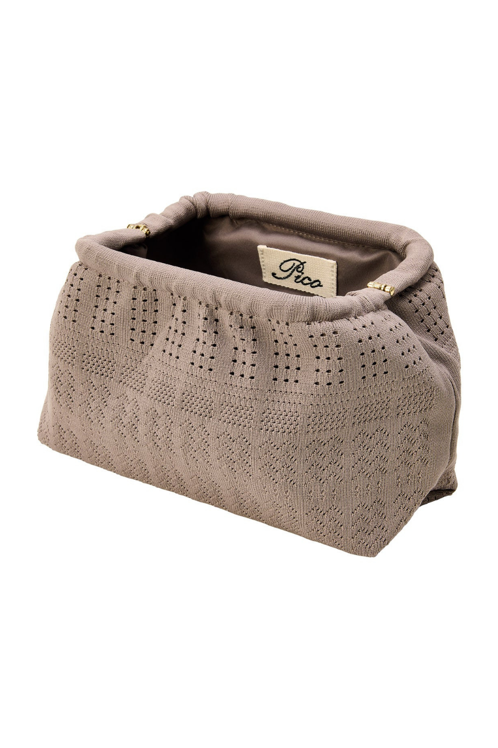 Rosalia Clutch - Taupe Lace