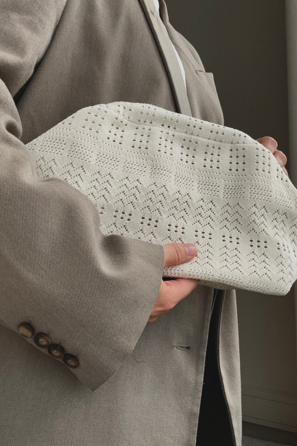 Rosalia Clutch - Ivory