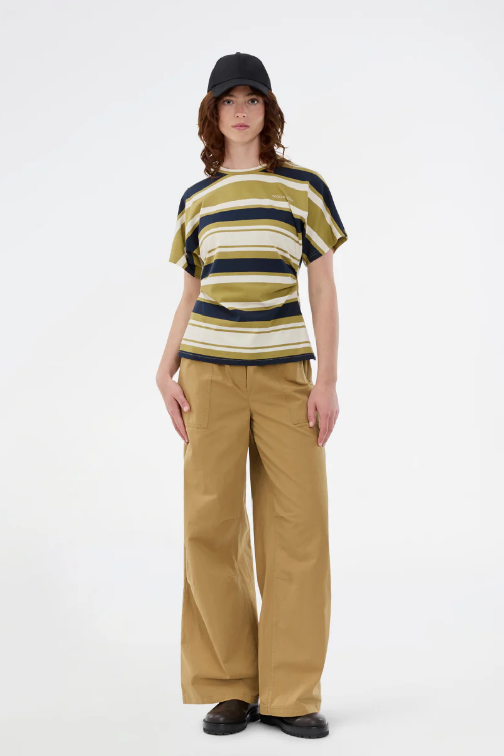 Urbanmd Stripe T-shirt - Tarragon Navy