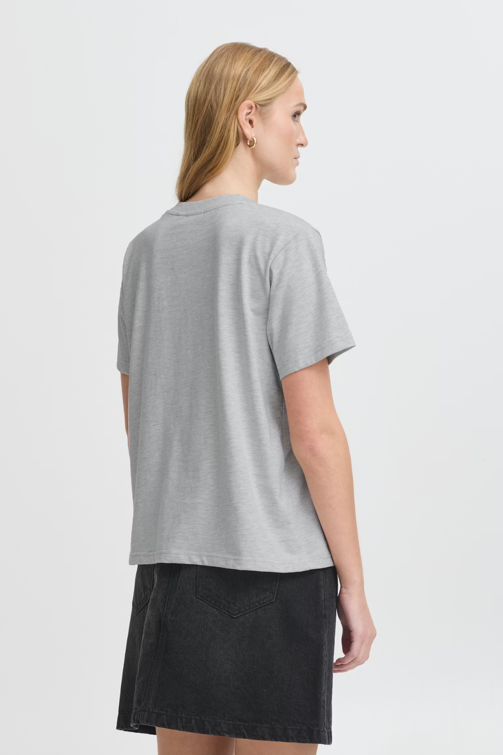 Ihpalmer Losse Ss - Grey melange