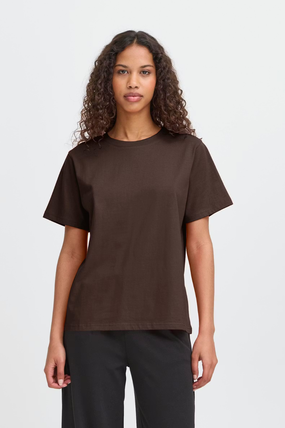Ihpalmer Losse Ss - Coffee Bean / Brown