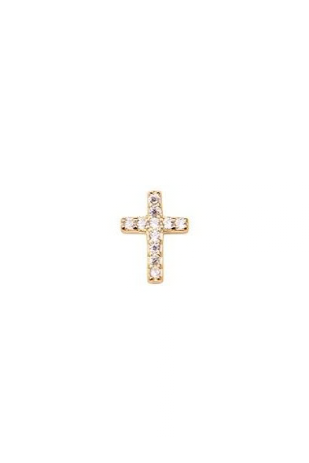 Cross Crystal Stud