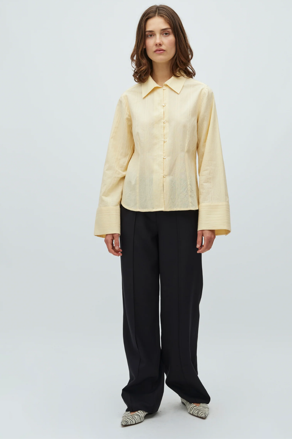 Aulori-M Skjorte - Summer Yellow