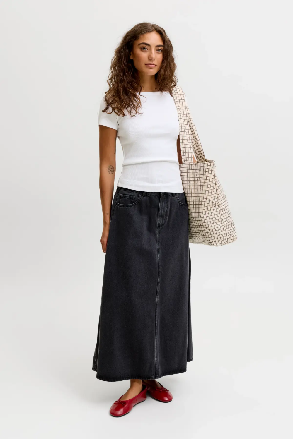 JXFifi Boatneck Tee - Bright White