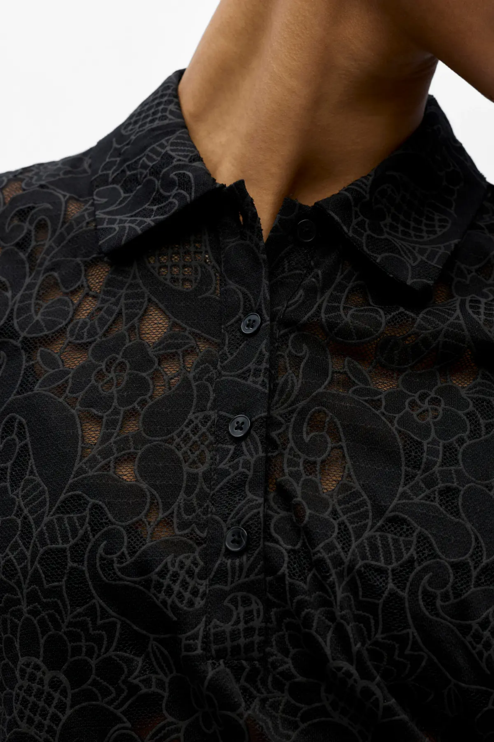 OBJBianca Polo T-shirt - Black