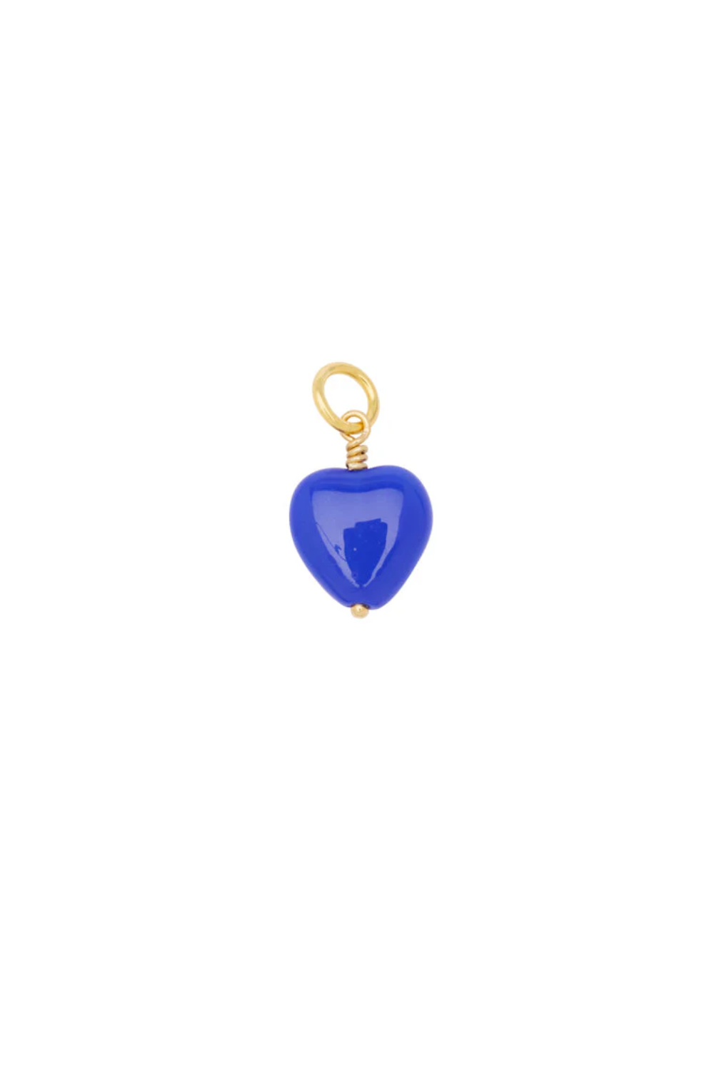 French Heart Vedhæng - Blue