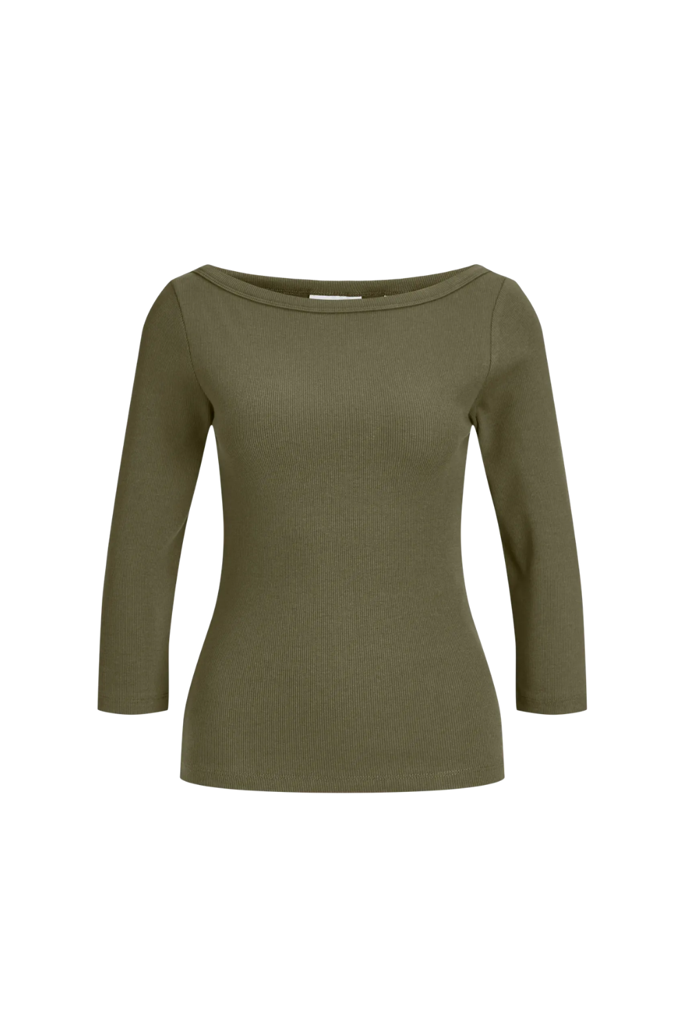 Jxfifi 3/4 Boatneck Top - Burnt Olive