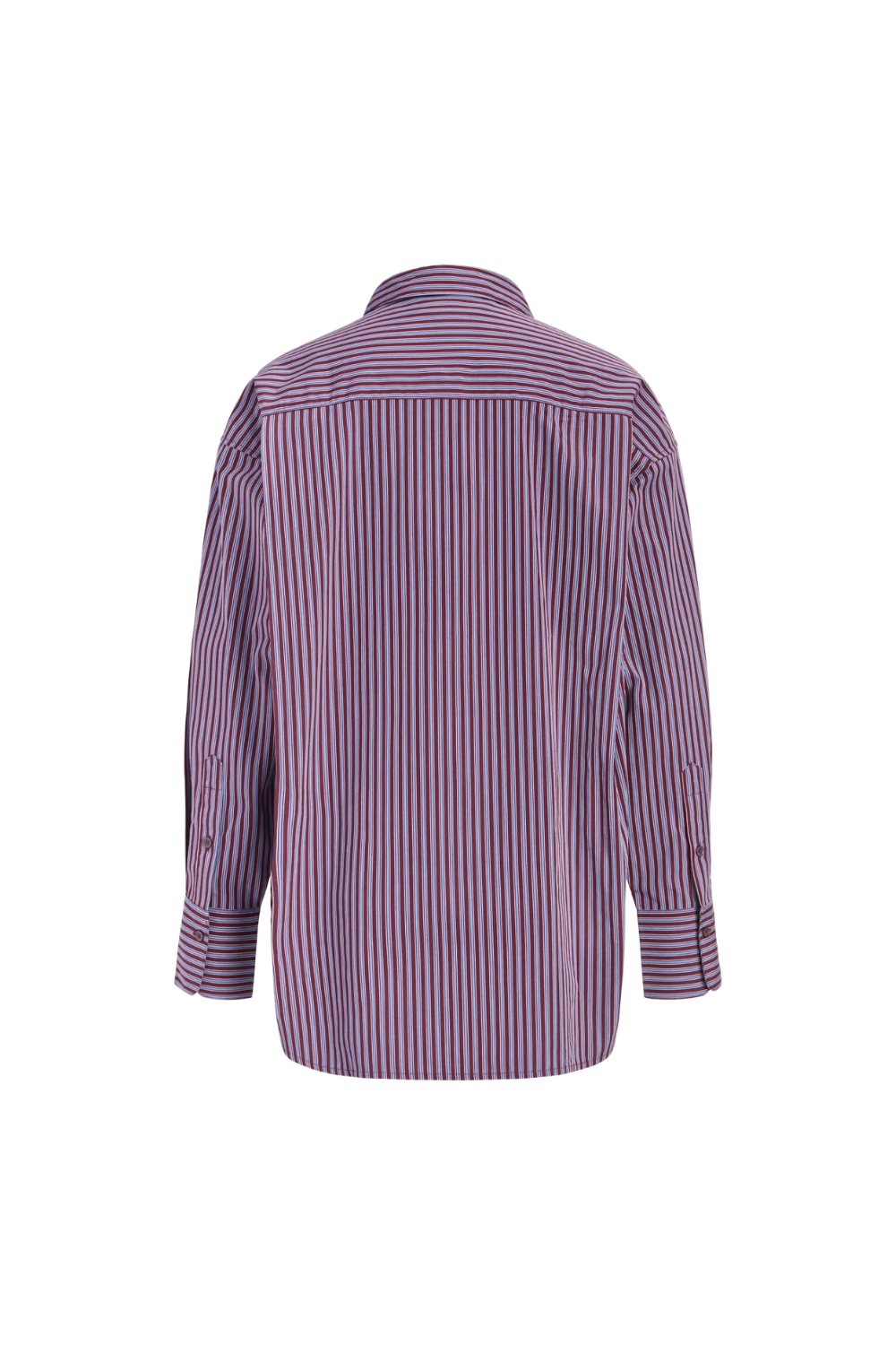 Jxjamie Relaxed Poplin Shirt - Winetasting Marine Blue And Orchid