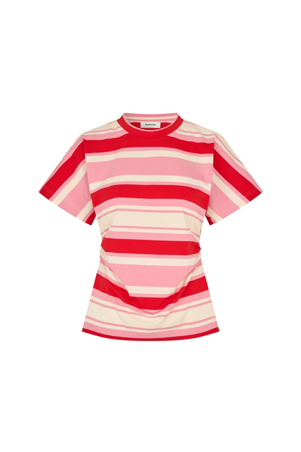 Urbanmd Stripe T-shirt - Hibiscus Peach