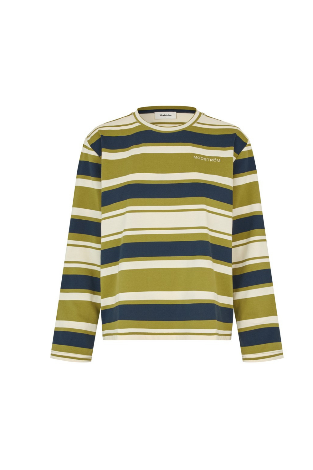 Urbanmd Stripe LS T-shirt - Tarragon Navy