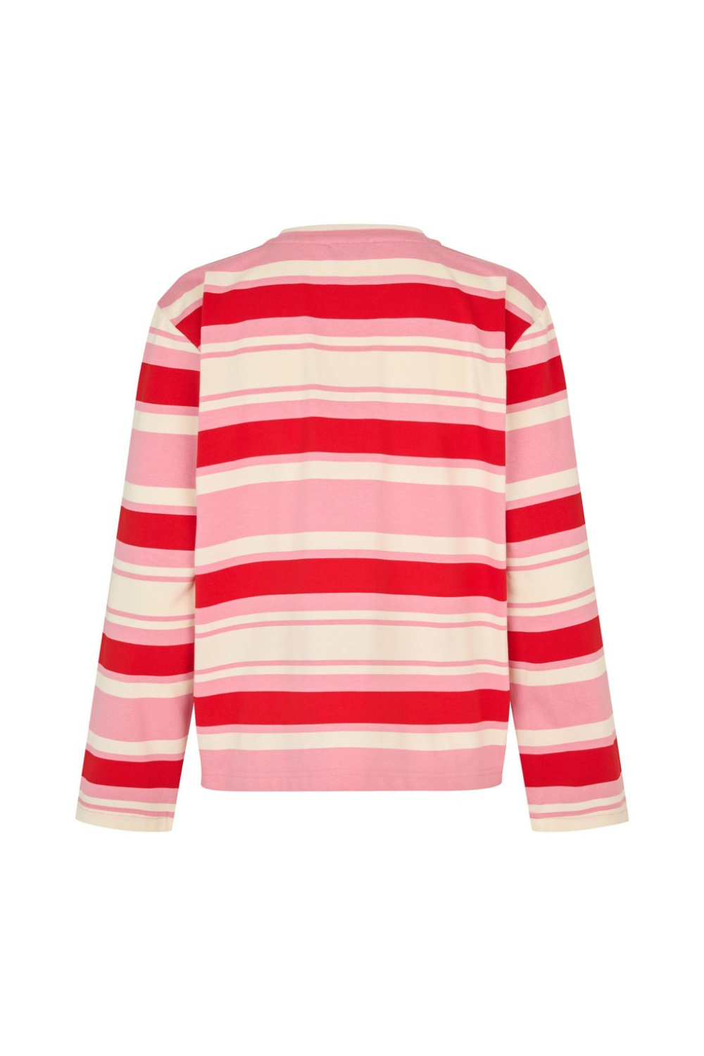 Urbanmd Stripe LS T-shirt - Hibiscus Peach