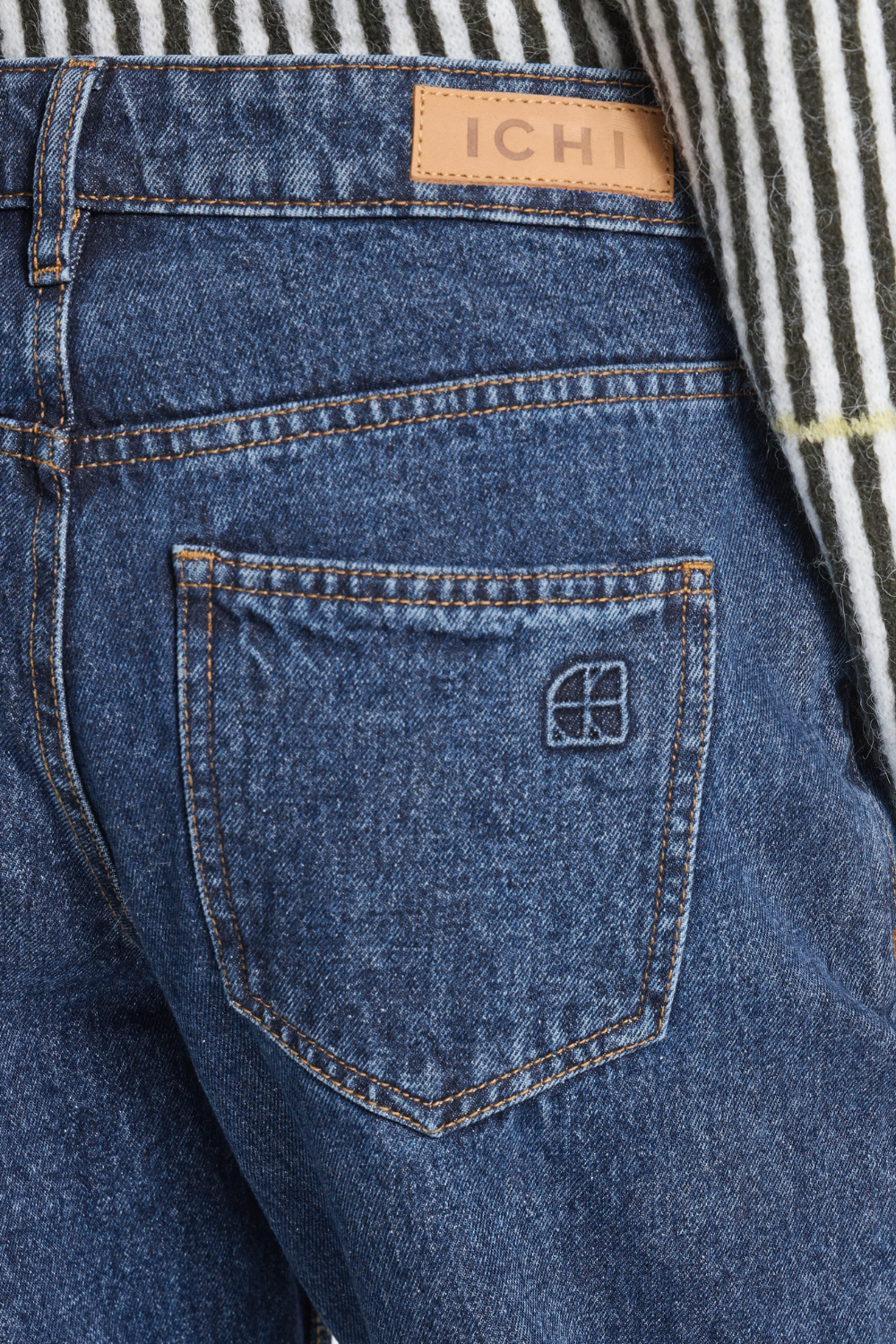 IHJulia Mom Pa - Washed Dark Blue