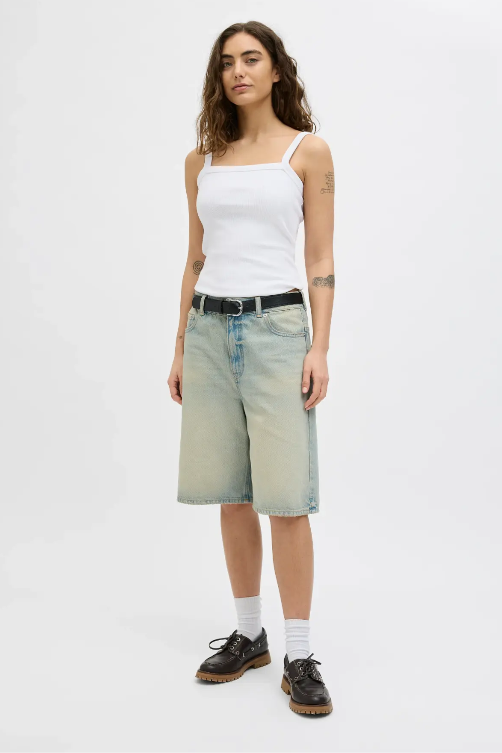 JXFifi Rib Top - Bright White