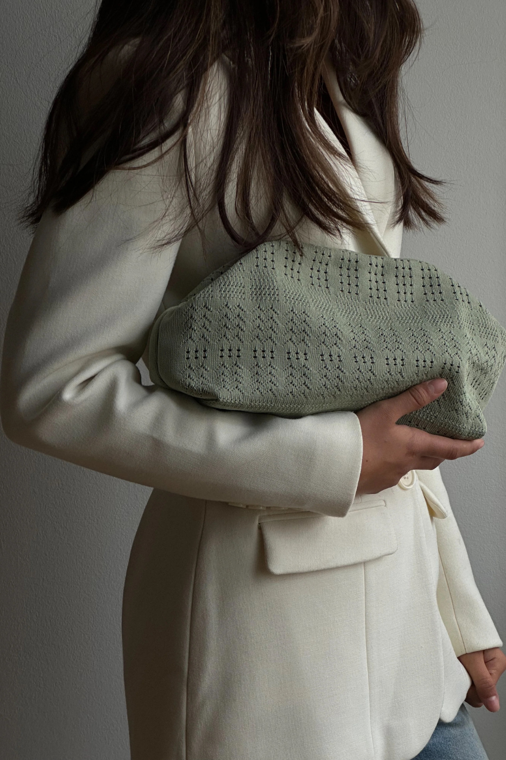 Rosalia Clutch - Sage Lace